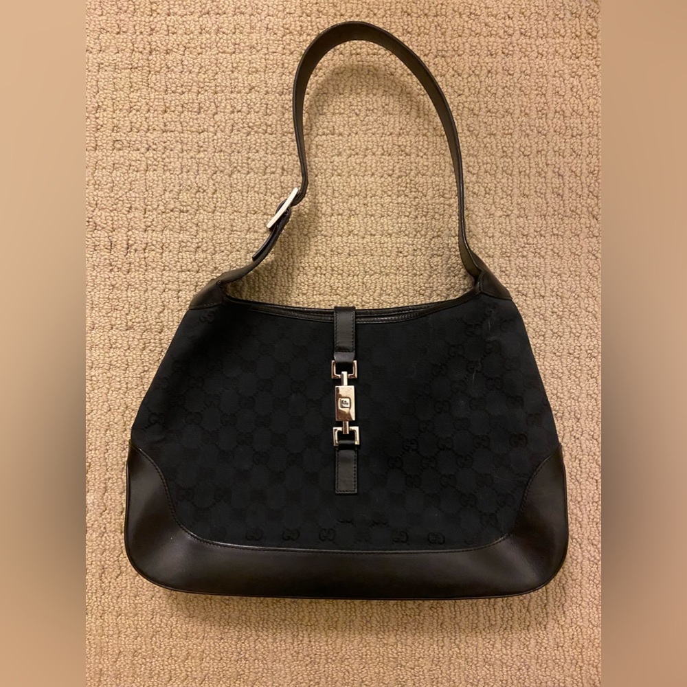 authentic vintage gucci jackie bag medium